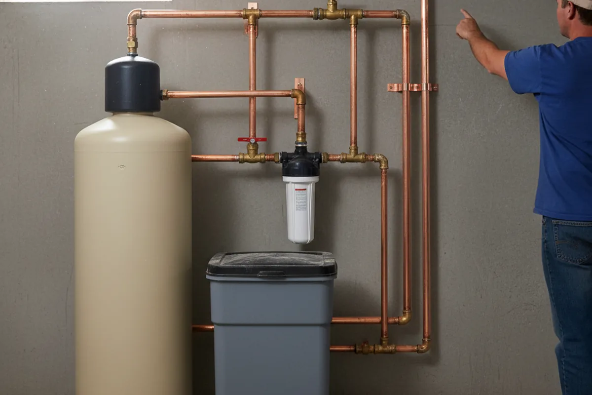 Whole-house water treatment system installed in Oldfield